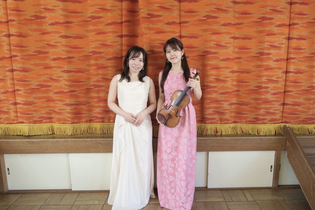 2025/11/21（金）アウトリーチ演奏 愛知県東海市の保育園 尾髙詩音里、江野藍子