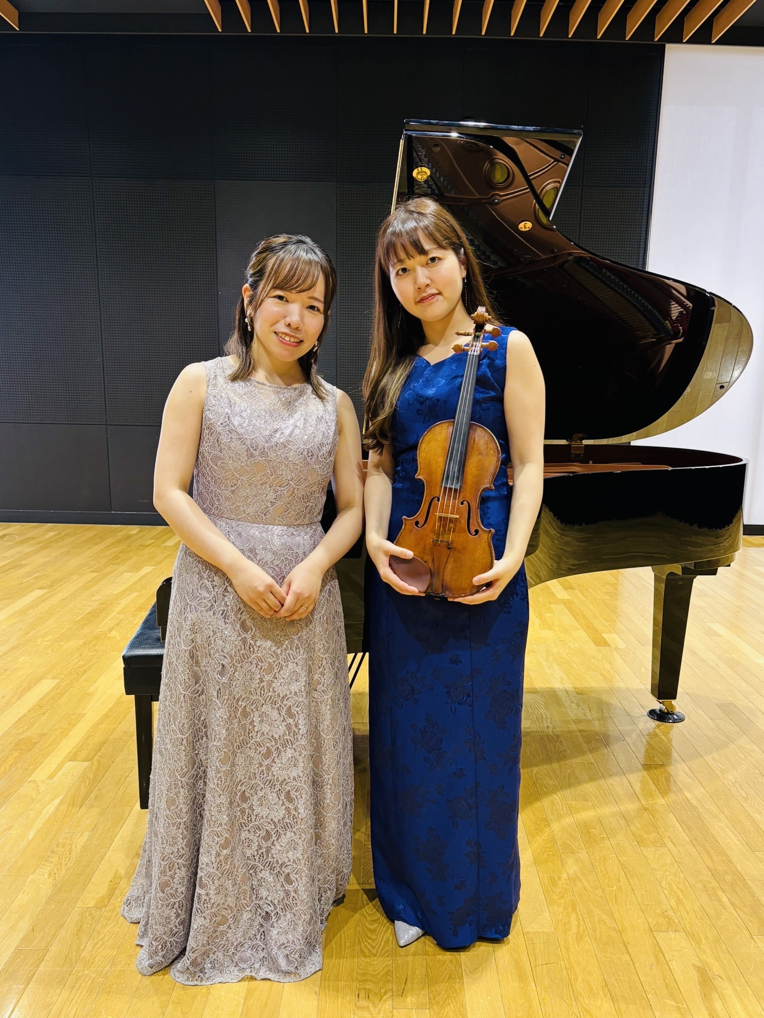 2025/6/19（木）アウトリーチ演奏 愛知県東海市内の小学校 尾髙詩音里、江野藍子